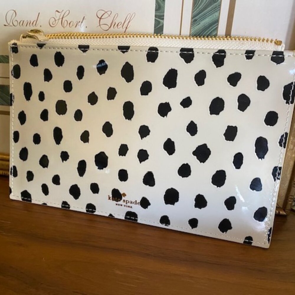 Kate Spade Case Pouch Dalmatian ~Eraser and Pencil sharpener